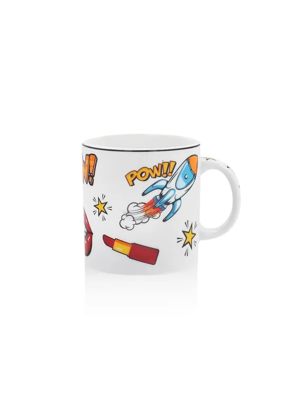 The Mia Popart Lips Mug 300 Cc
