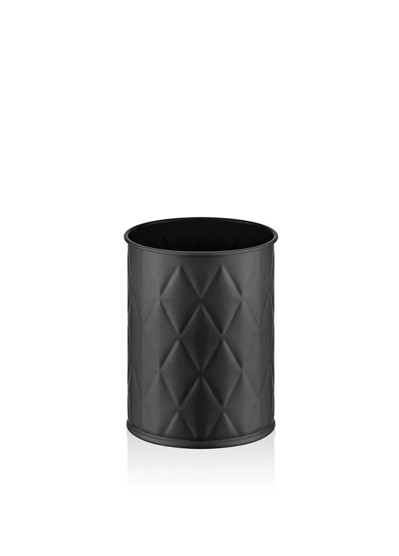 The Mia Prism Cutlery Holder Black 13x11 cm