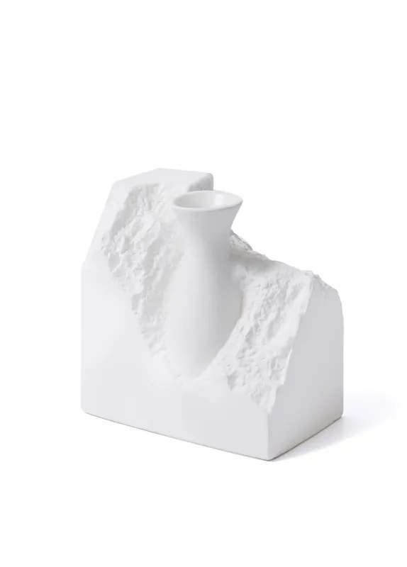 The Mia Licia Ceramic Vase White 20x12x20 cm