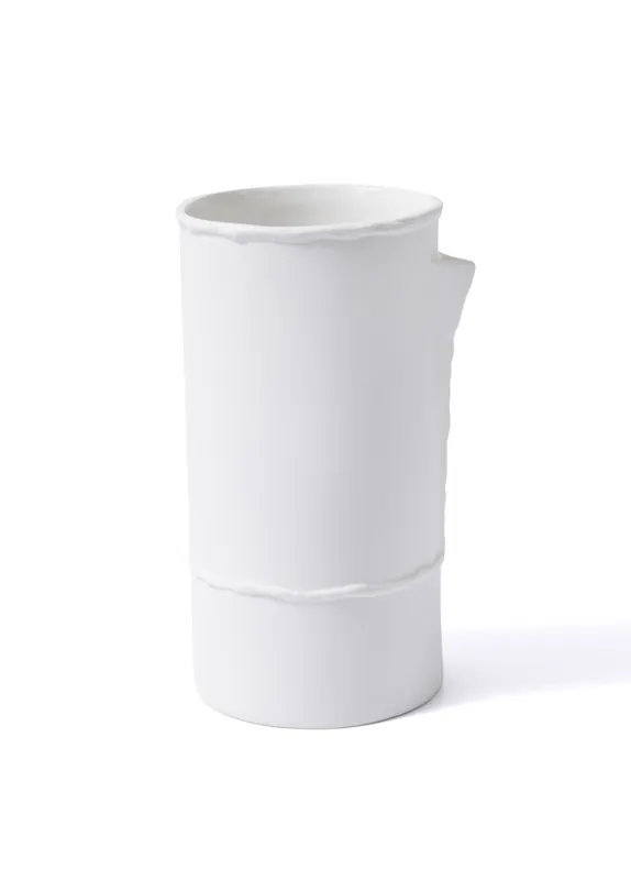 The Mia Licia Ceramic Vase White 19x16x31 cm