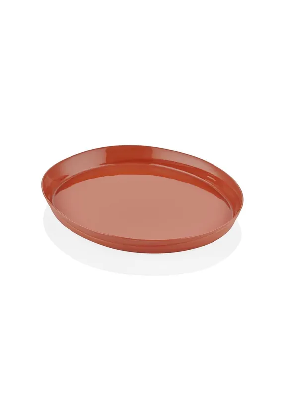The Mia Cotta Limoges Cake Plate Terracotta 22 cm