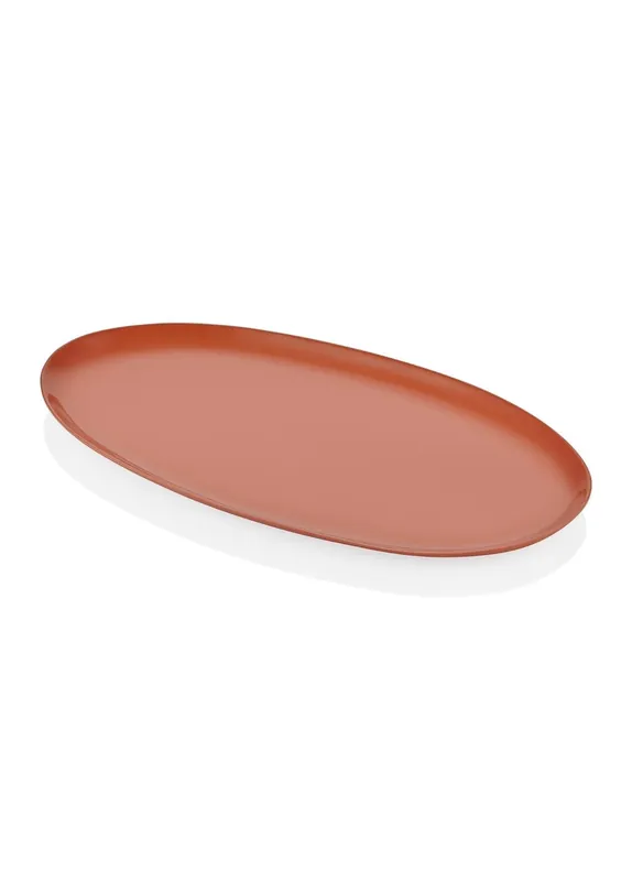 The Mia Cotta Limoges Oval Serving Terracota 43x22 cm
