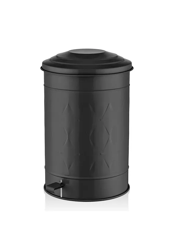 The Mia Prism Kitchen Trash Can Black 37L (1251.12 fl oz)