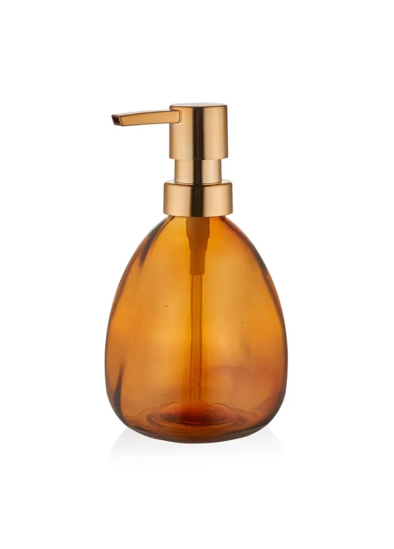 The Mia Globo Liquid Soap Dispenser Amber 360ml (12.17 fl oz)