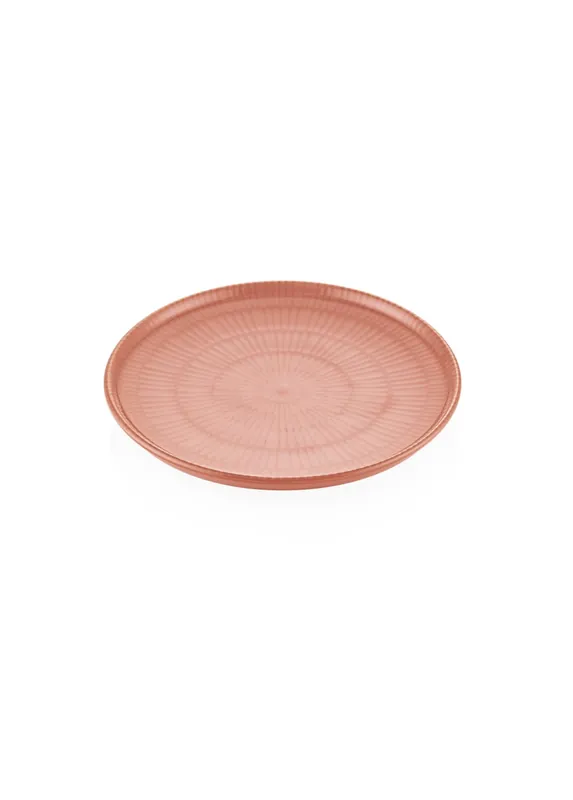 The Mia Noon Cake Plate Set of 6 Salmon 19 cm