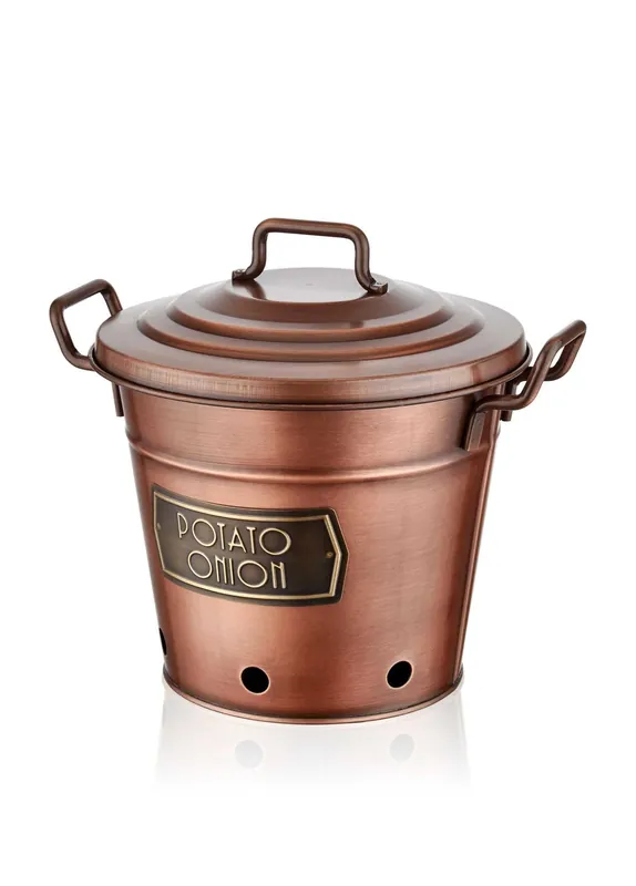 The Mia Potato Onion Bucket Copper MGL0037