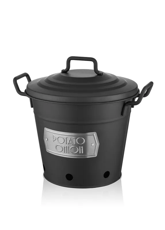 The Mia Potato Onion Bucket Black MGL0039