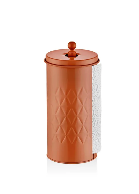 The Mia Prism Towel Napkin Holder Terracotta 30x14 cm