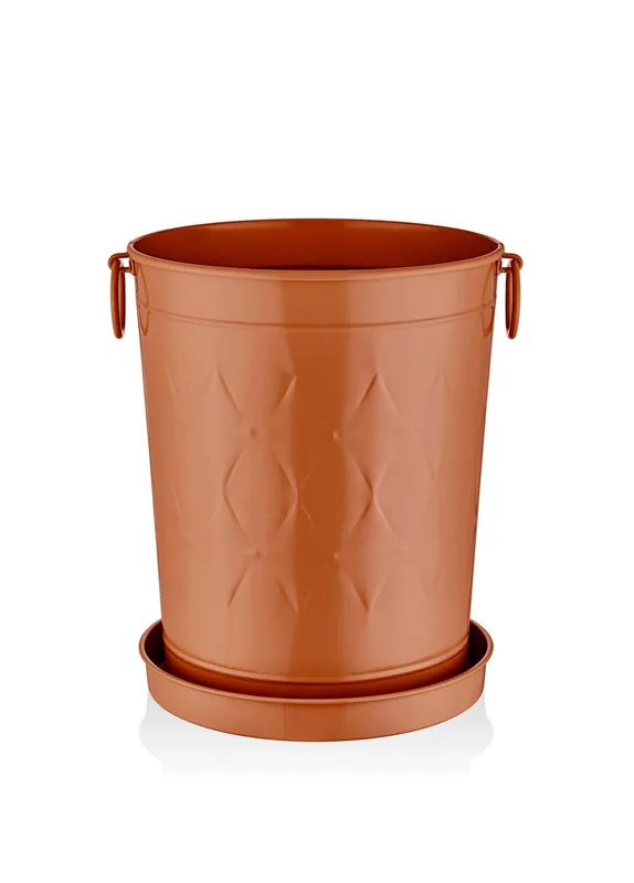 The Mia Prism Flowerpot Terracotta 37x31x46 cm