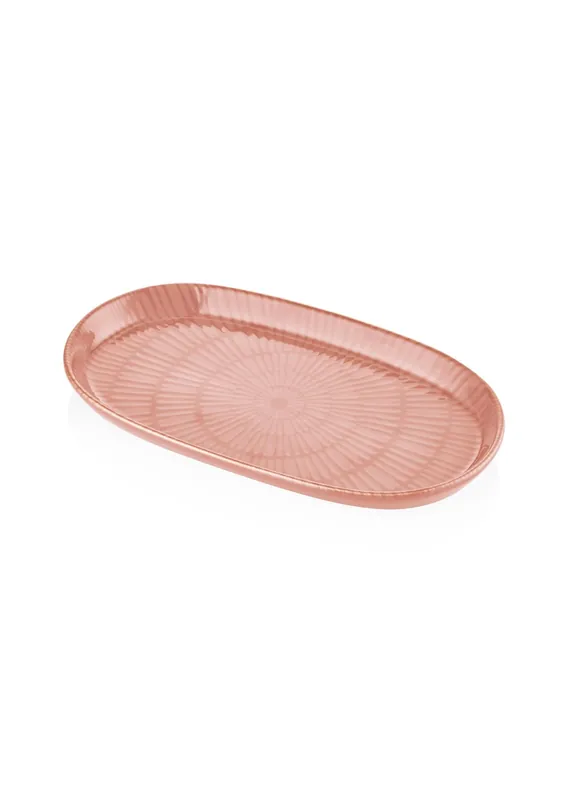 The Mia Noon Oval Serving Set of 2 Salmon 29 cm