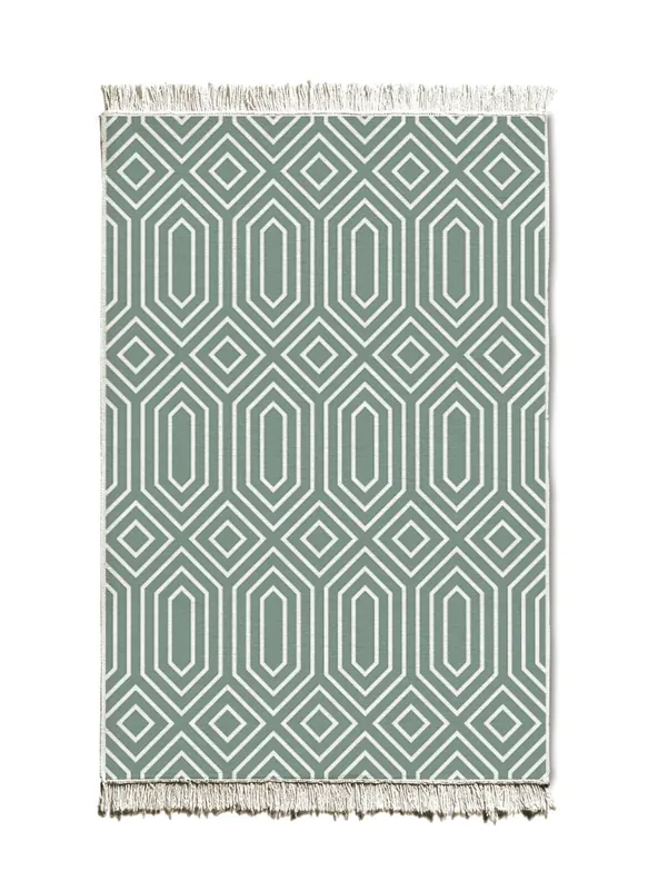 The Mia Kilim Double Sided Green 120x80 cm