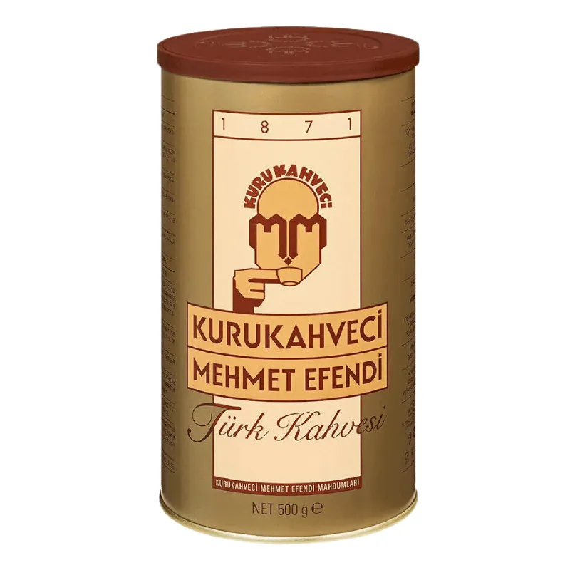 Kurukahveci Mehmet Efendi Turkish Coffee Tin Box 500g (17.64 oz)