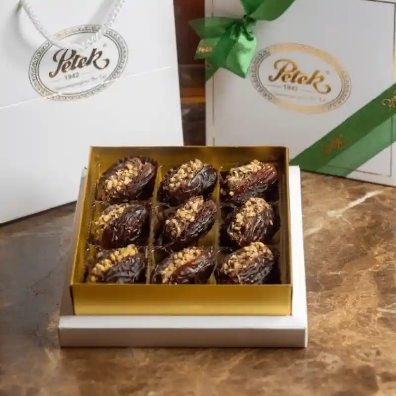 Petek 1942 Hazelnut, Dark Chocolate and Kadayif Filled Dates 360g (12.70 oz)
