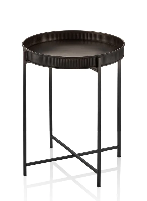Coffee Table Black 41 x 41 x 56 Cm
