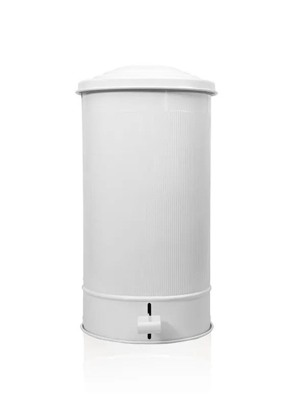The Mia Stripe Kitchen Trash Can White 24L ( 811.54 fl oz)