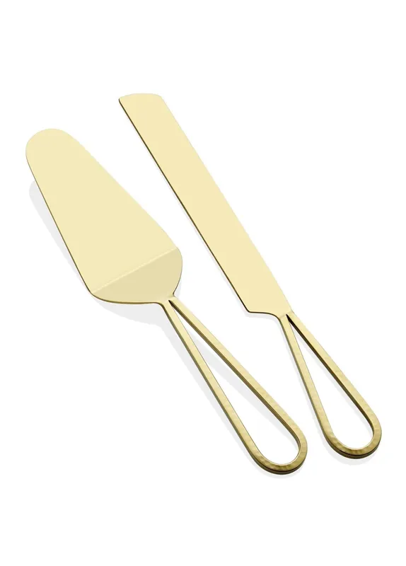 Stillo Cake Serving Set, 2 Pieces – Elegant and Durable Dessert Utensils