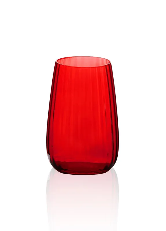 The Mia Glass Water Glass Red 600ml (20.29 fl oz)
