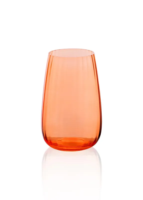 The Mia Glass Water Glass Orange 600ml (20.29 fl oz)
