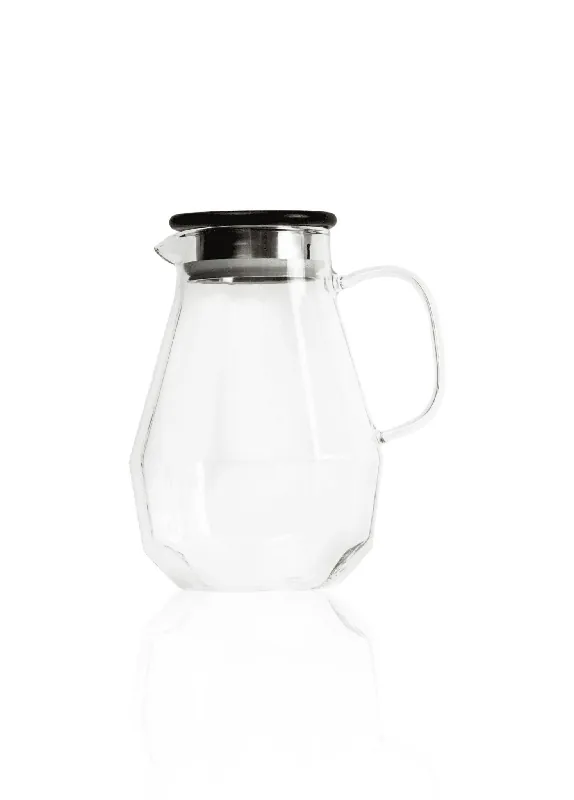 The Mia Wooden Glass Jug 1800ml (60.88 fl oz)