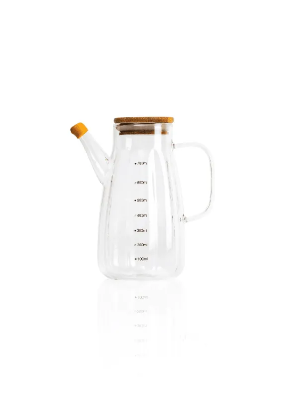 The Mia Bamboo Glass Olive Oil Bottle 700ml (23.67 fl oz)