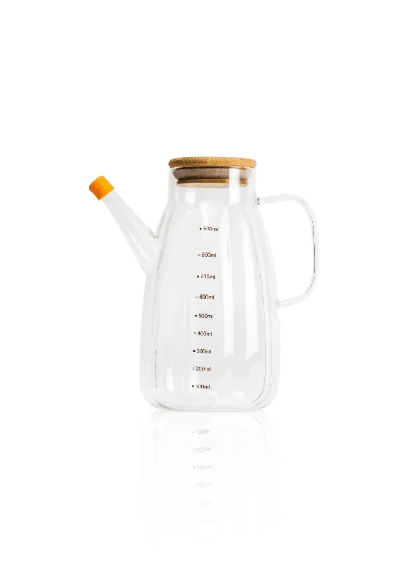 The Mia Bamboo Glass Olive Oil Bottle 900ml (30.43 fl oz)