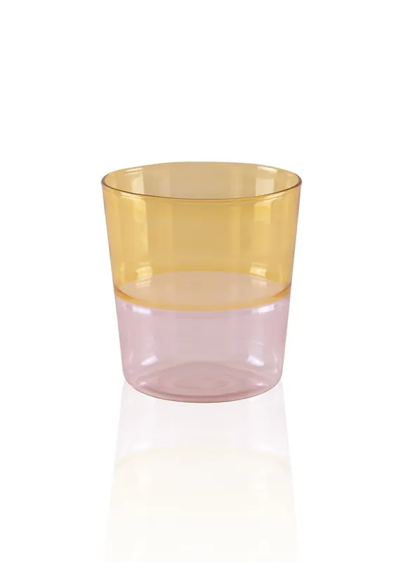 The Mia Rainbow Water Glass Yellow 320ml (10.18 fl oz)