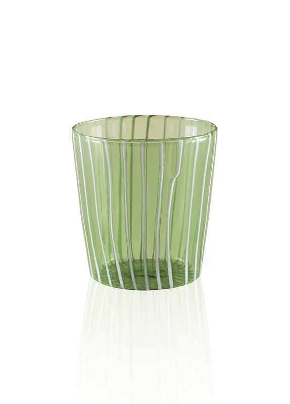 The Mia Line Water Glass Green 320ml (10.18 fl oz)