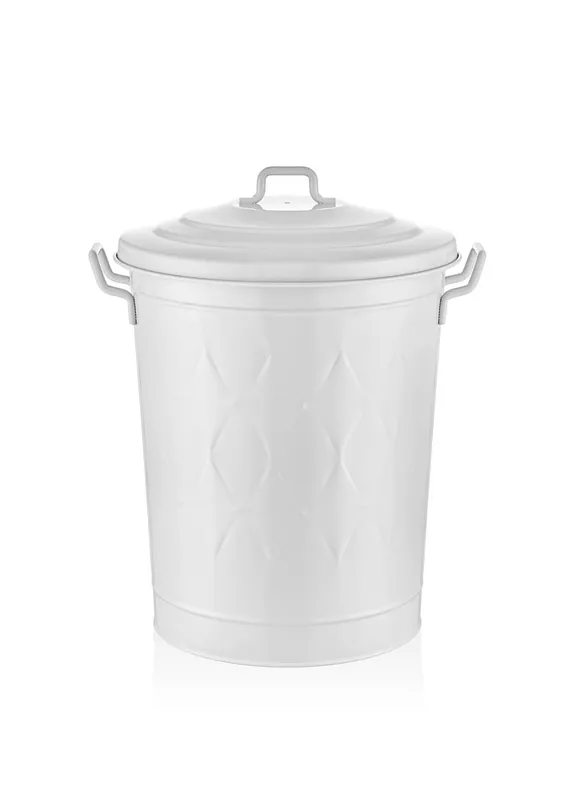 The Mia Prism Laundry Basket White