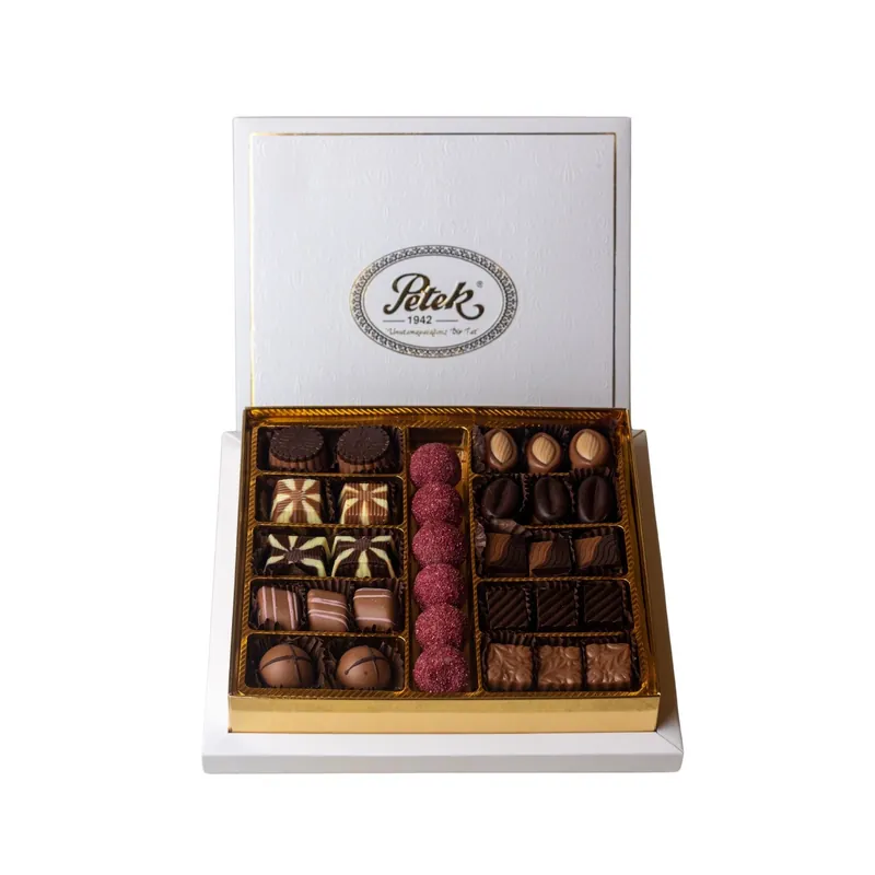 Petek 1942 Special Chocolate Box Premium Dark & Milk Chocolate with Creamy Fillings 400g (14.11 oz)