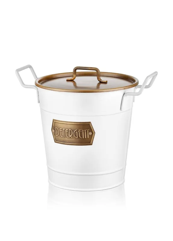 The Mia Detergent Storage Container White