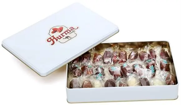 Mixed Specialty Dates Gift Box Almond Stuffed and Chocolate Covered 515g (18.17 oz)