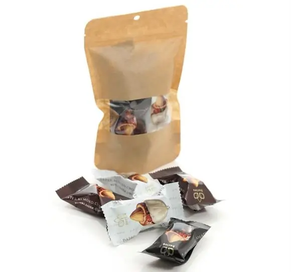 Chocolate Covered Almond Stuffed Dates Nutty