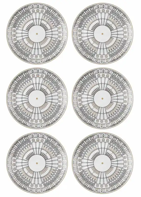 The Mia Citta Serving Plate for 6 People