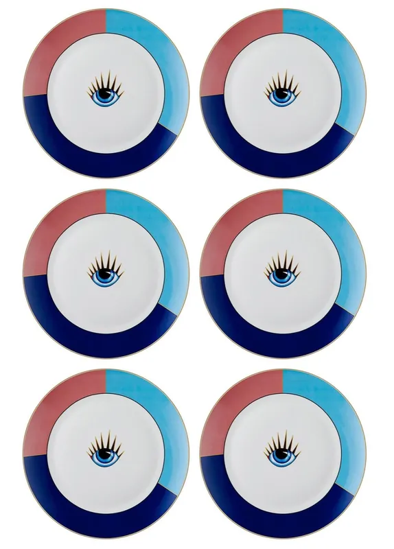 The Mia Eye Serving Plate for 6 Persons