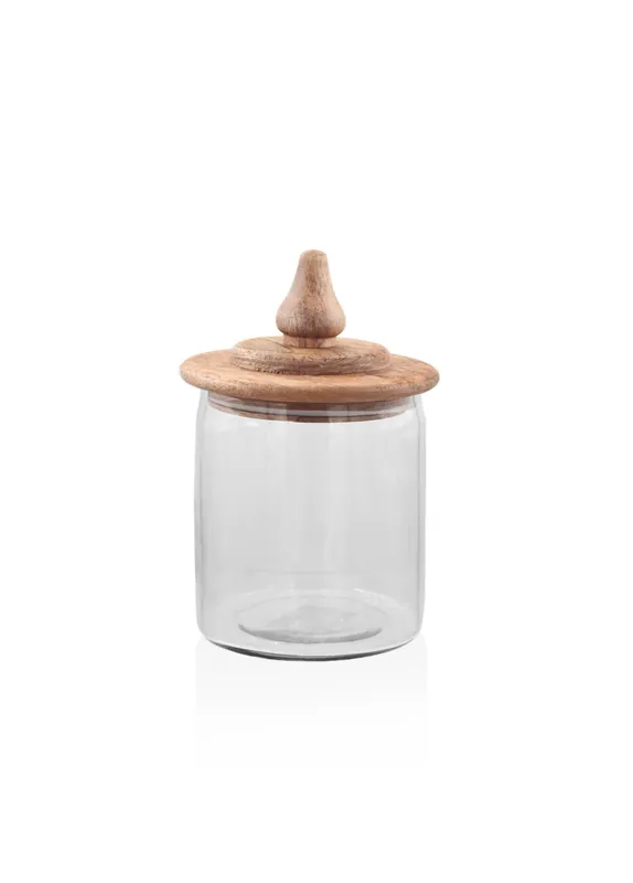The Mia Madera Storage Jar with Lid