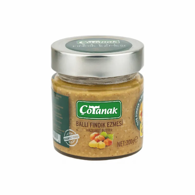 Çotanak Hazelnut Butter with Honey 70% Hazelnuts 200g (7.06 oz)