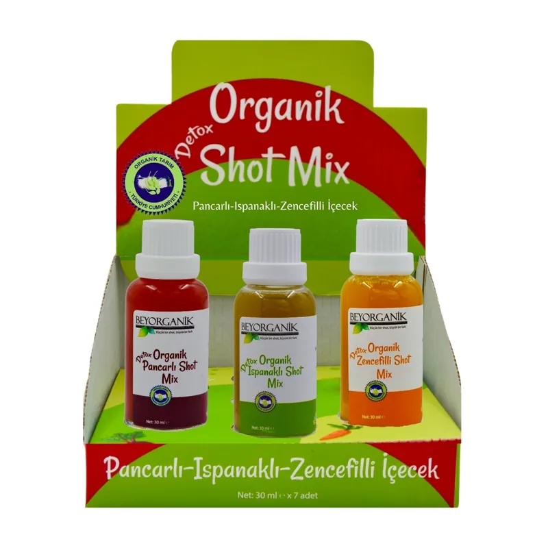 Beyorganik Organic Detox Shot Mix 7 Pack