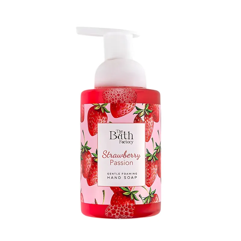 The Bath Factory Strawberry Passion Gentle Foaming Hand Soap 400ml (13.53 fl oz)