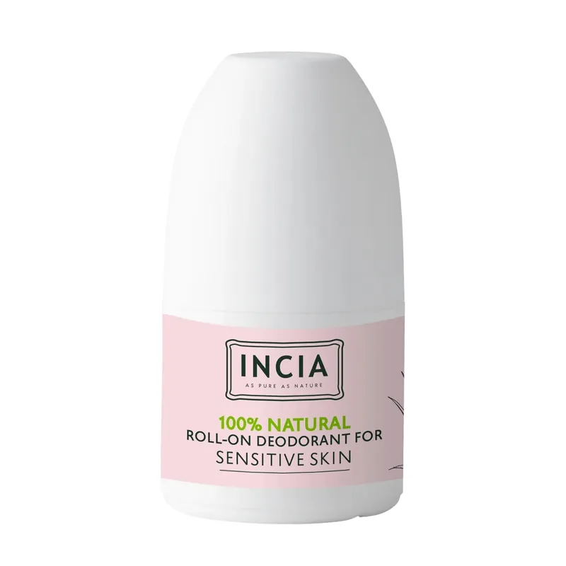 Incia 100% Natural Roll-on Deodorant For Sensitive Skin 50ml (1.69 fl oz)