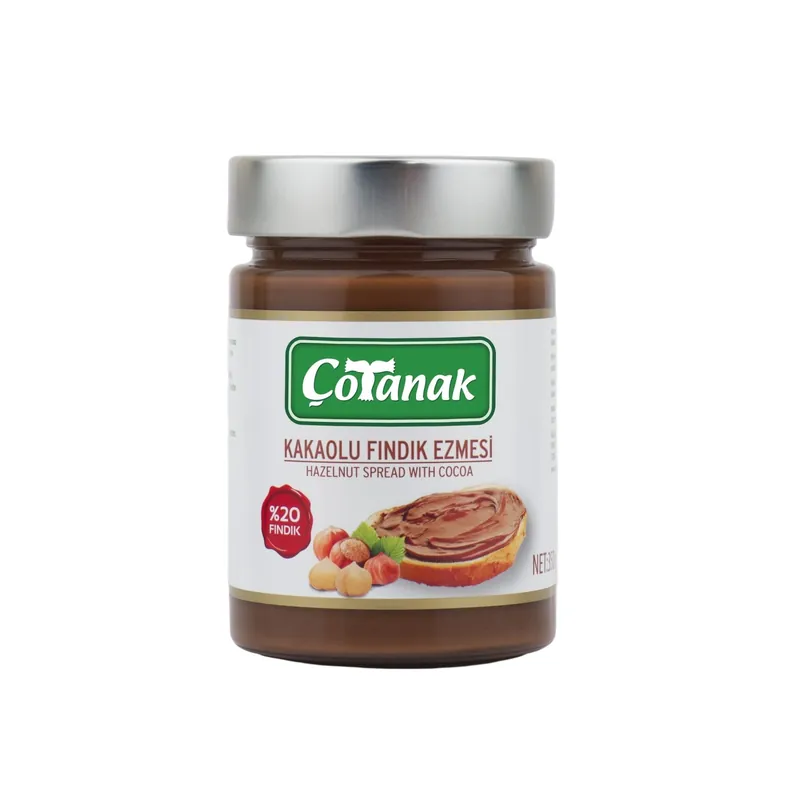 Çotanak Cocoa Hazelnut Spread 20% Hazelnut 350g (12.35oz)