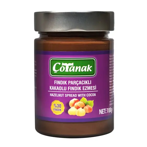 Çotanak Crunchy Cocoa Hazelnut Spread 30% Hazelnut 700g (24.69 oz)