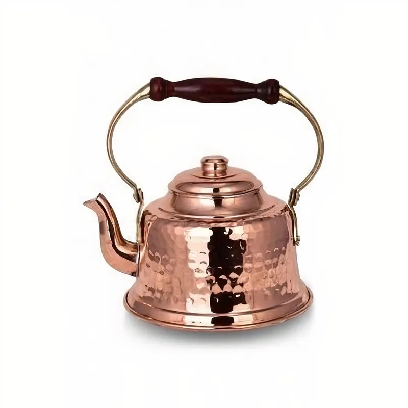 Turna Bakır Hand Hammered Copper Teapot 1300ml (43.94 fl oz)