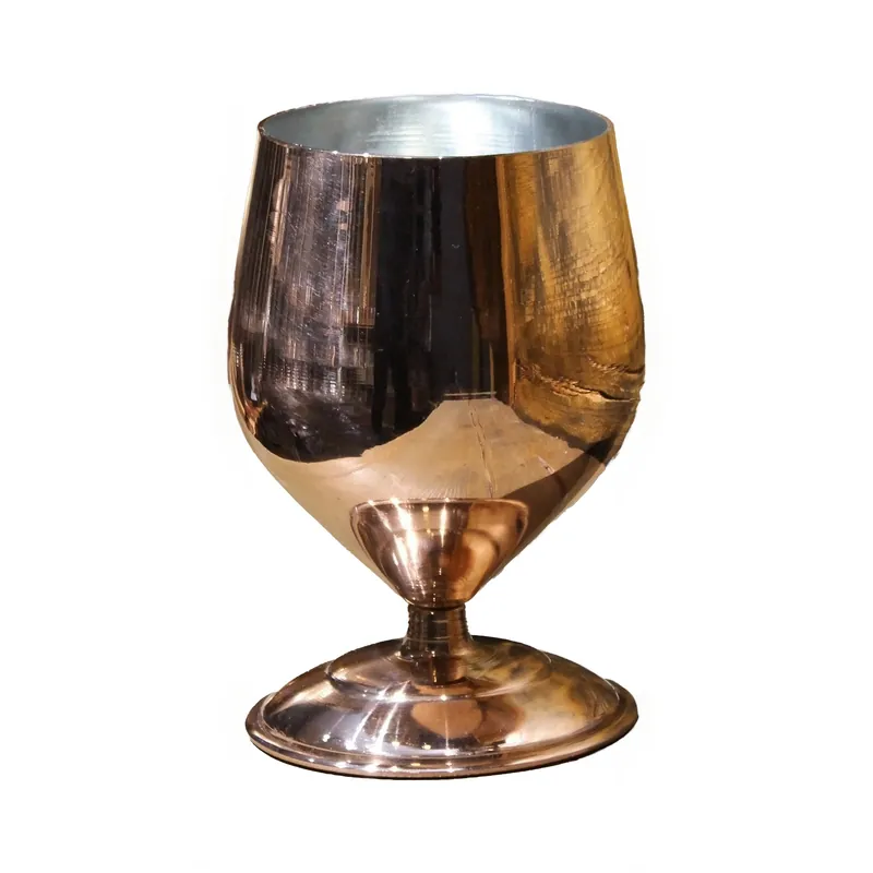 Turna Bakır Hand Hammered Copper Merlot Wine Glass 500ml (16.91 fl oz)