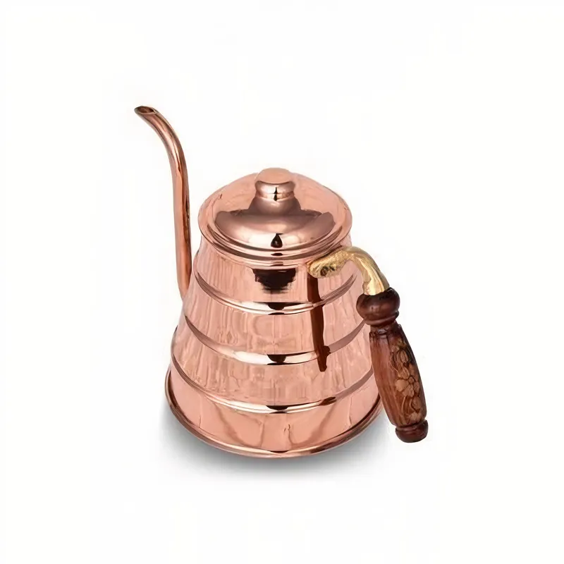 Turna Bakır Copper “Tiryaki” Teapot Hand Hammered 800ml (27.05 fl oz)
