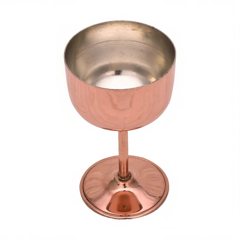 Turna Bakır Hand Hammered Copper Vino Glass 400ml (13.53 fl oz)