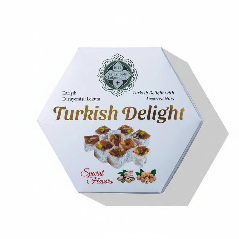 Meşhur Safranbolu Lokumcusu Turkish Delight with Assorted Nuts 200g (7.05 oz)