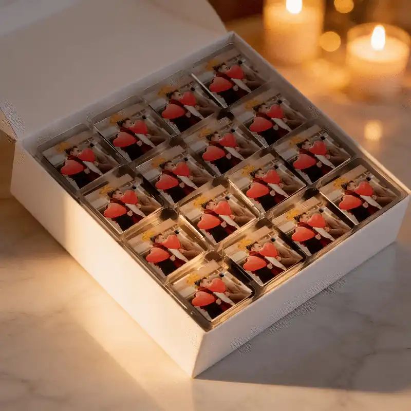 ChocChic Personalized Photo Madlen Chocolate Gift Box