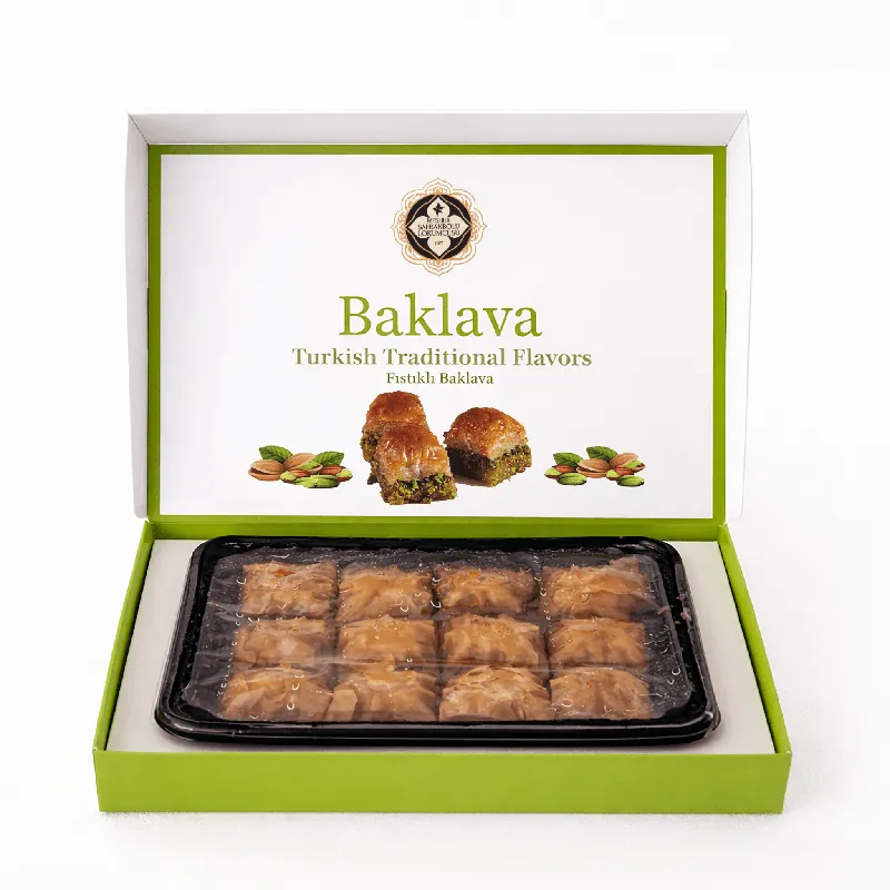 Meşhur Safranbolu Lokumcusu Pistachio Turkish Dessert 400g (14.11 oz) – Premium Turkish Sweets, Gift Box
