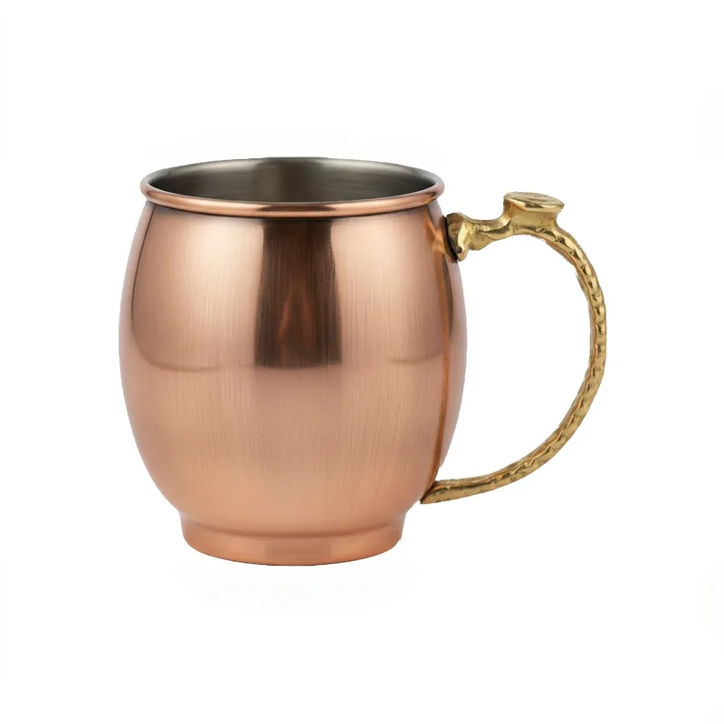 Bakırzen Polished Copper Mug 400ml (13.53 fl oz)