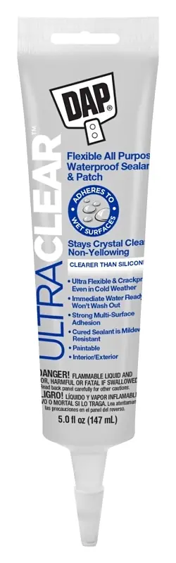 Ultra Flexible Sealant, Clear, 5 Oz.